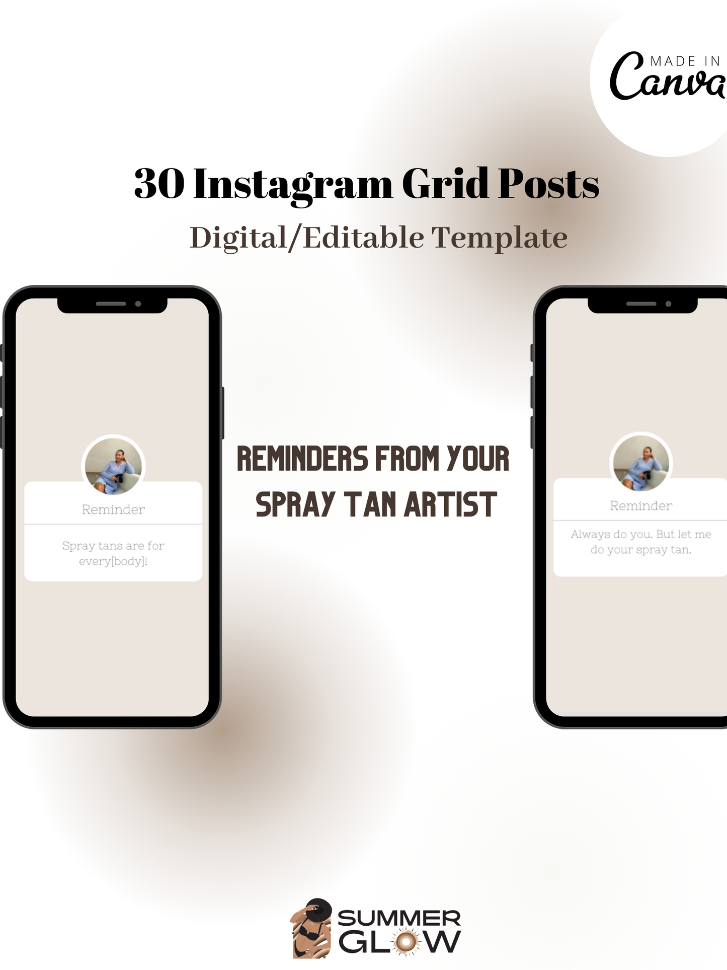 30 Instagram Posts for Your Spray Tan Business