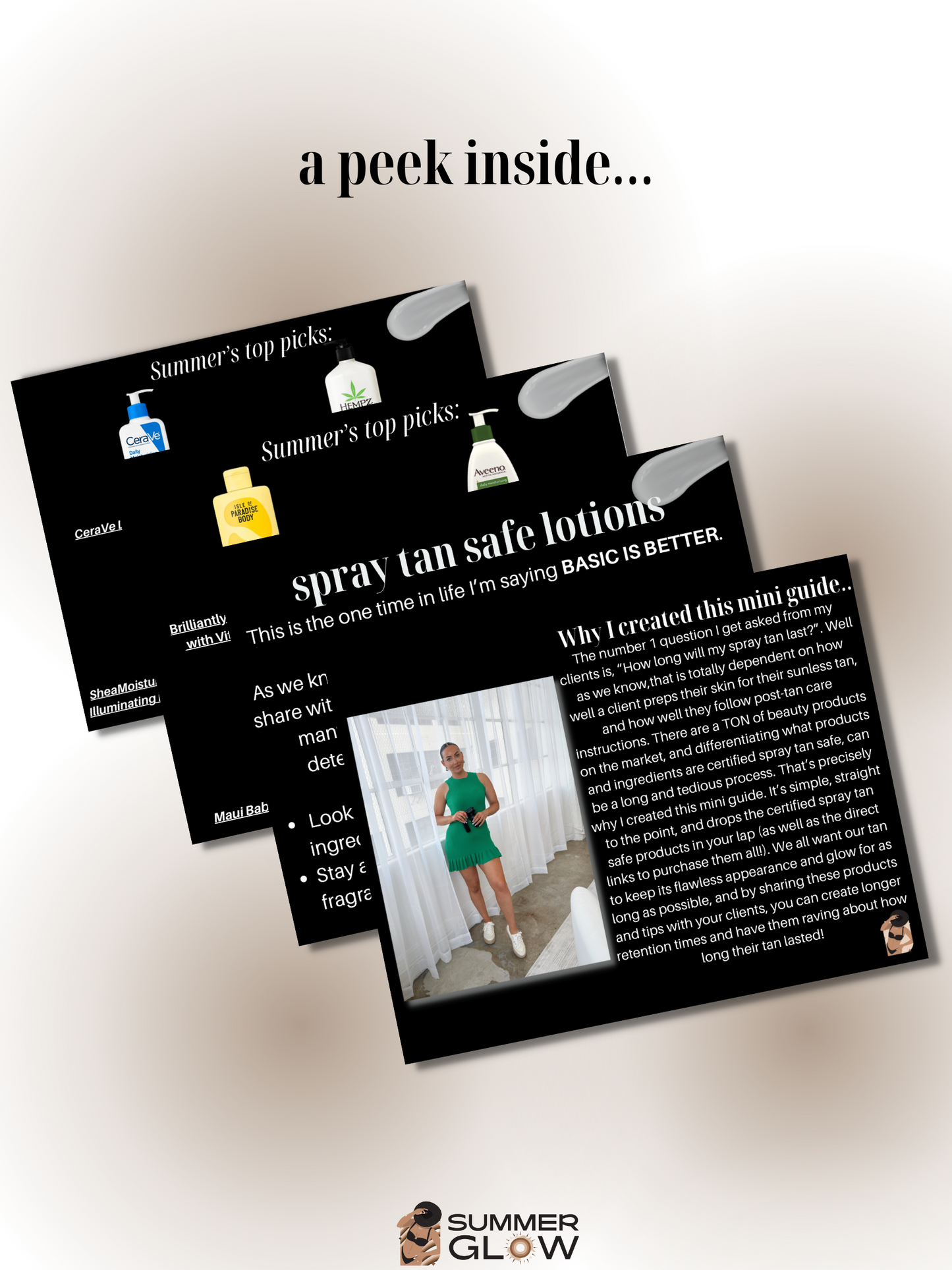 Spray Tan Safe: A Mini Guide of Safe Sunless Tanning Products + Links