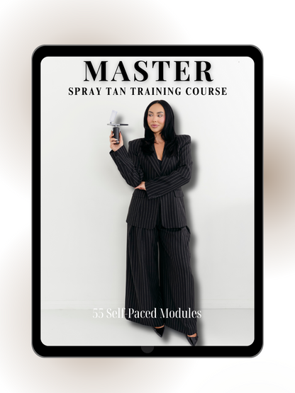 MASTER SPRAY TAN CERTIFICATION TRAINING: Virtual Course