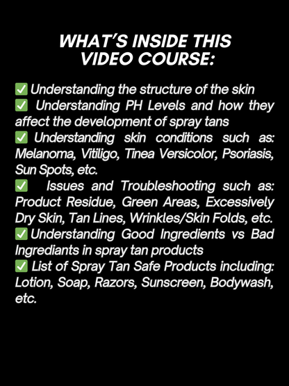 THEN SKIN-TAN CONNECTION: VIDEO COURSE